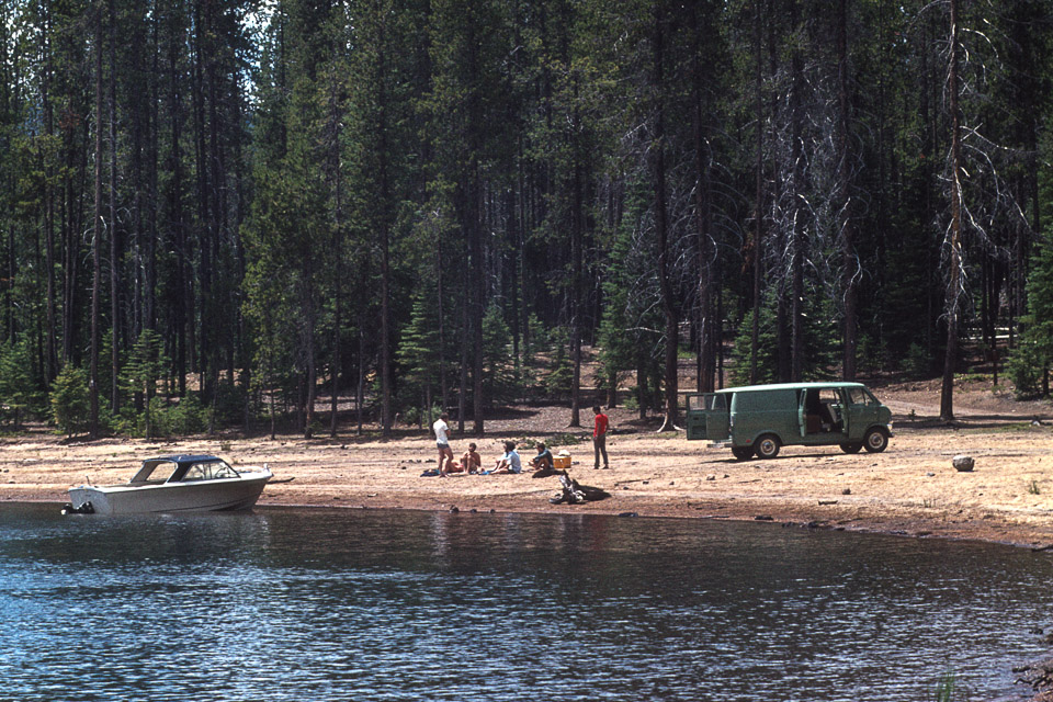 At Crescent Lake - 1973