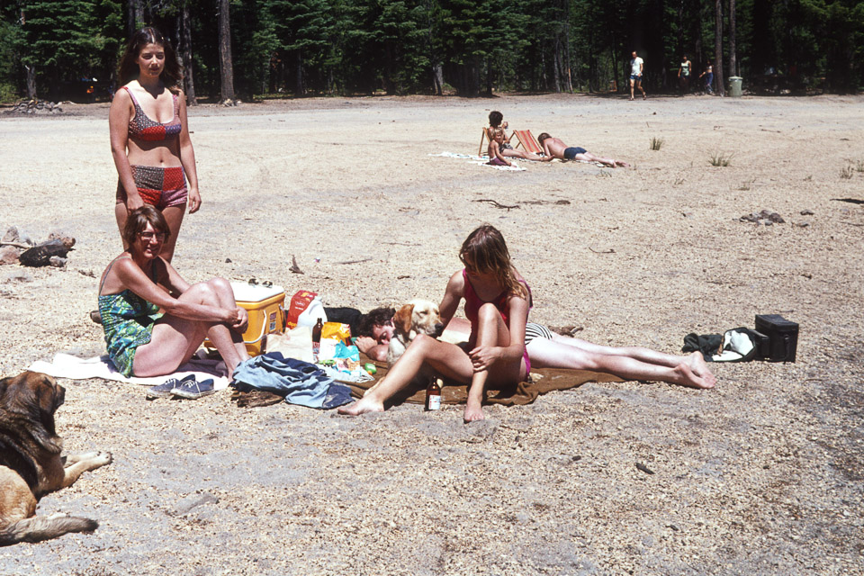 At Crescent Lake - 1973