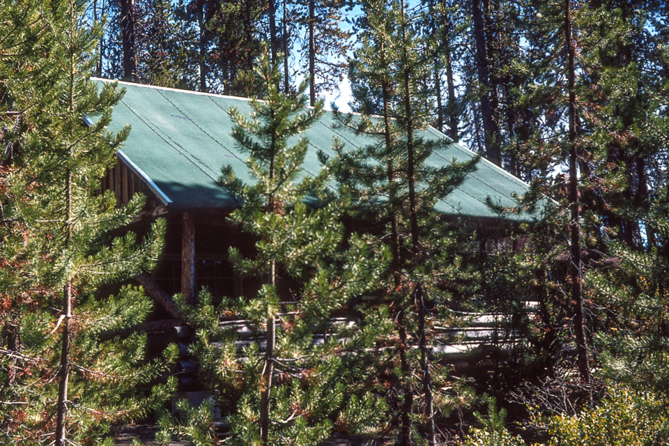 Dad's log house - 1973