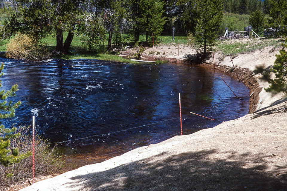 High water during the spring runoff - 1974