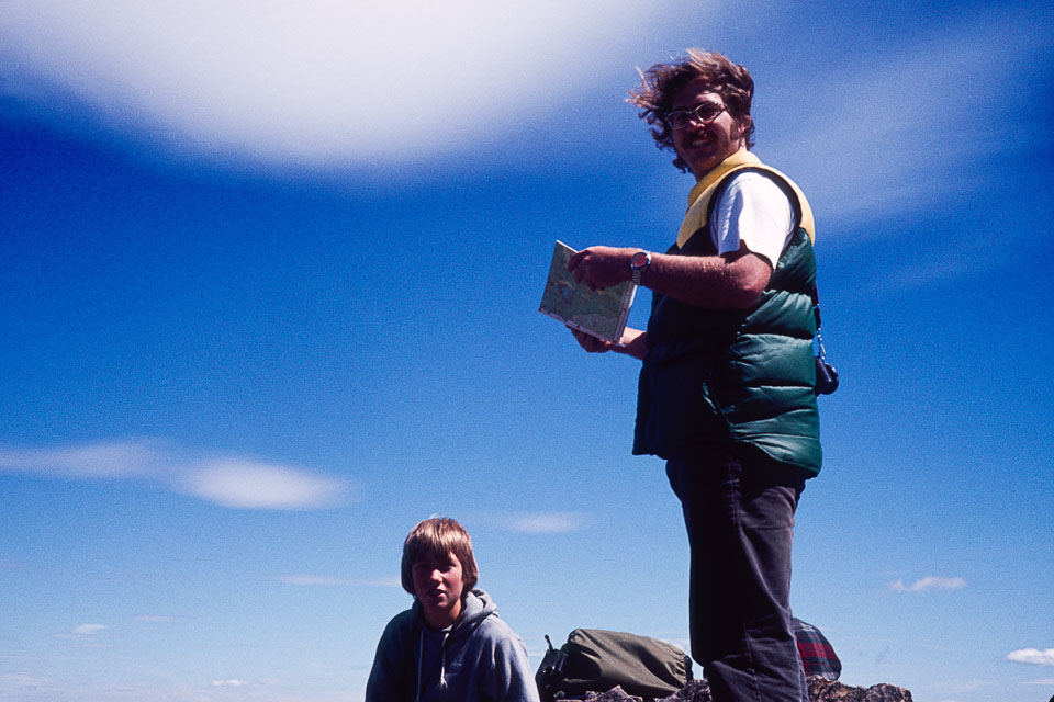 Jim Fluri and Bill atop Cowhorn