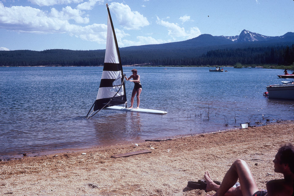 Sue windsurfing?