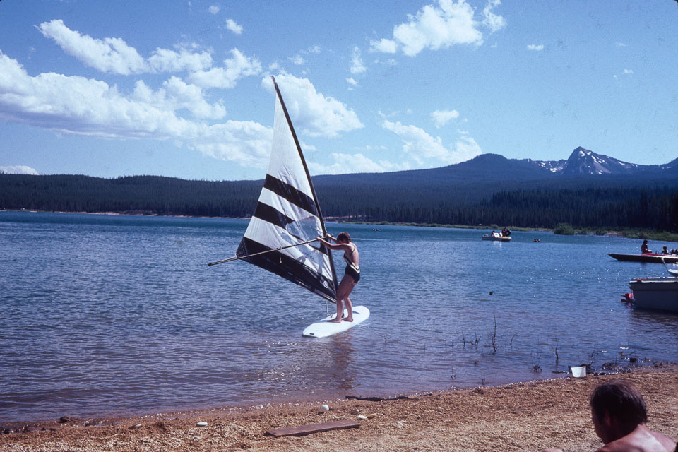 Sue windsurfing?