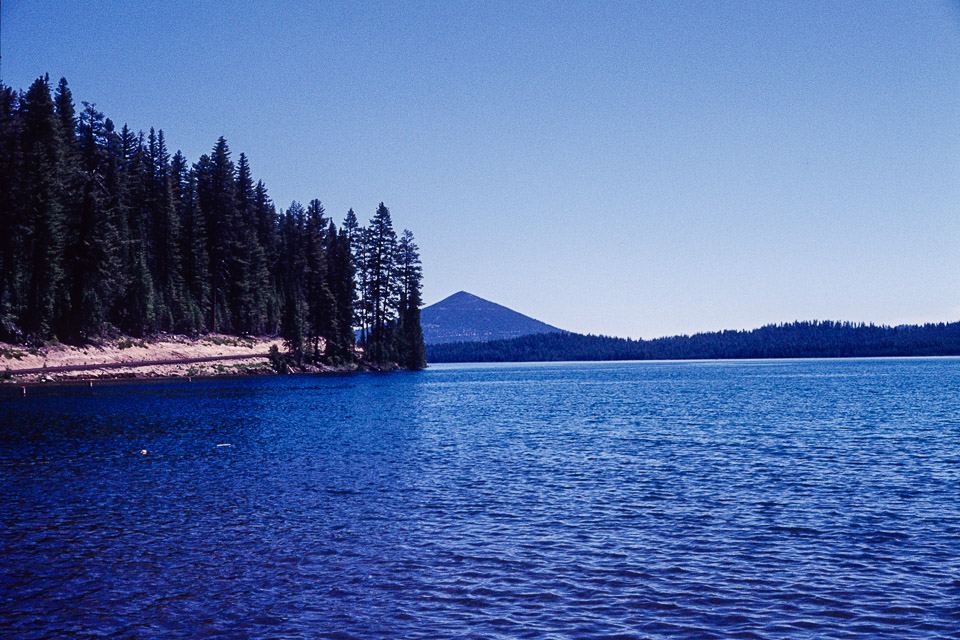 Odell Butte from Crescent Lake