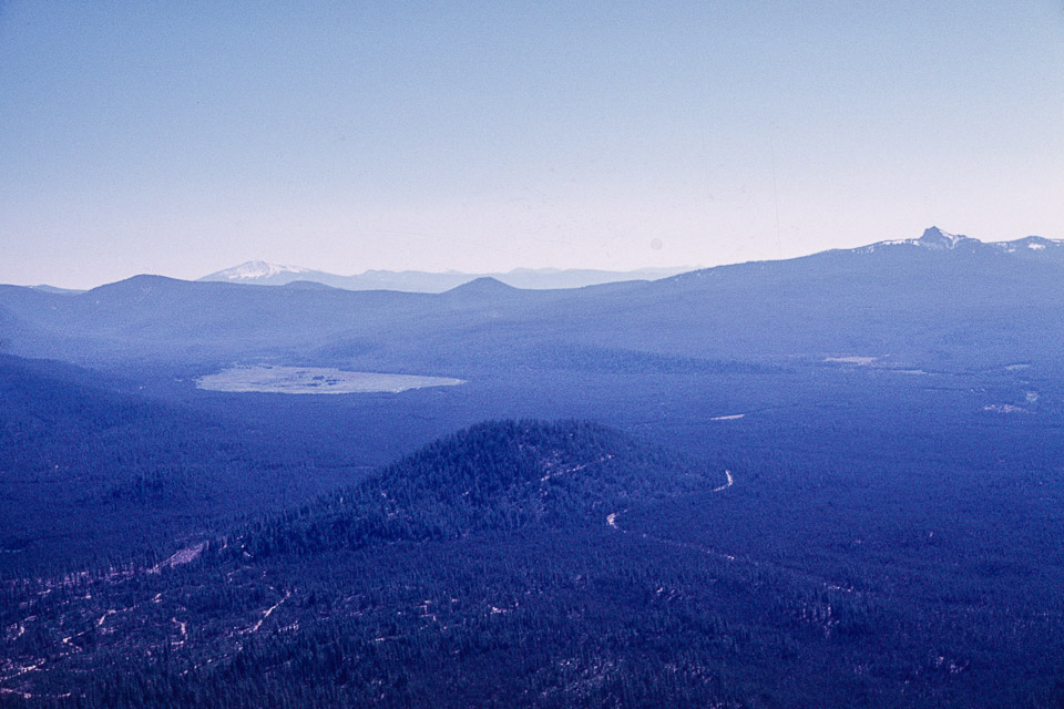 The Big Marsh and Little Odell Butte (foreground) from Odell Butte