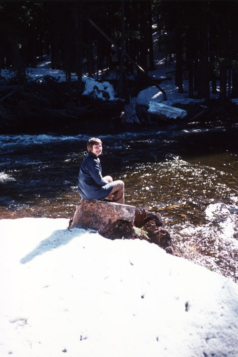 Kathy at Salt Creek Falls