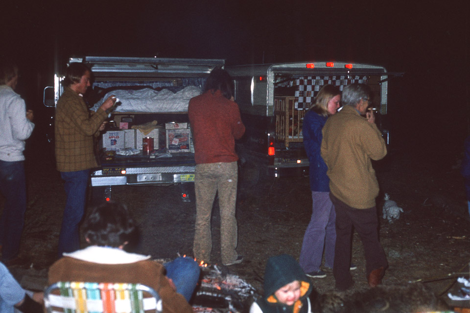 Bill Boyd, Paul Levine, Jim Lee, Linda, and Dad at the Ranch