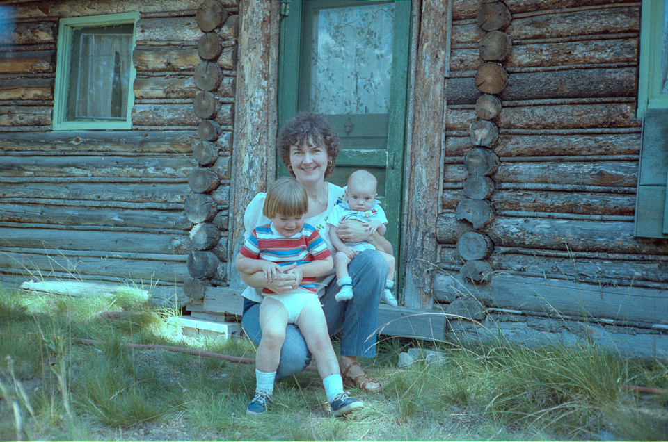 Kathy, Jeff, and Brian at the Ranch