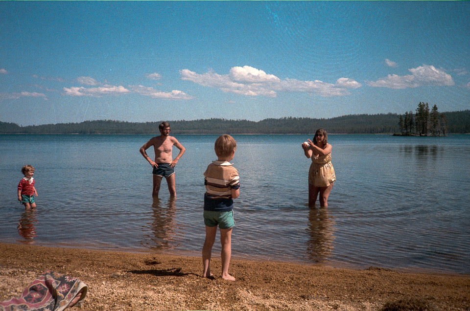 Brian, Richard, Jeff, and Jeannie at Crescent Lake