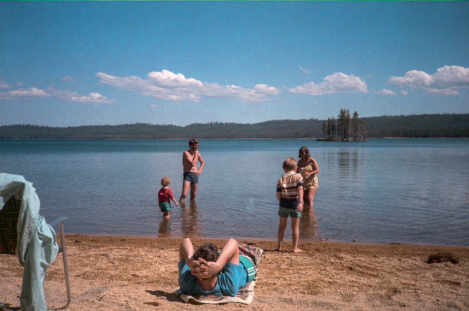 Brian, Richard, Doug (foreground), Jeff, and Jeannie