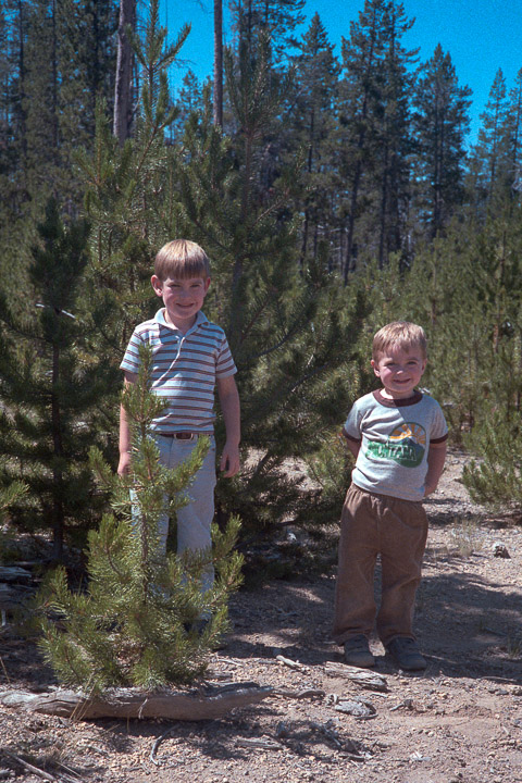 Jeff and Brian at Jeff's Tree Farm