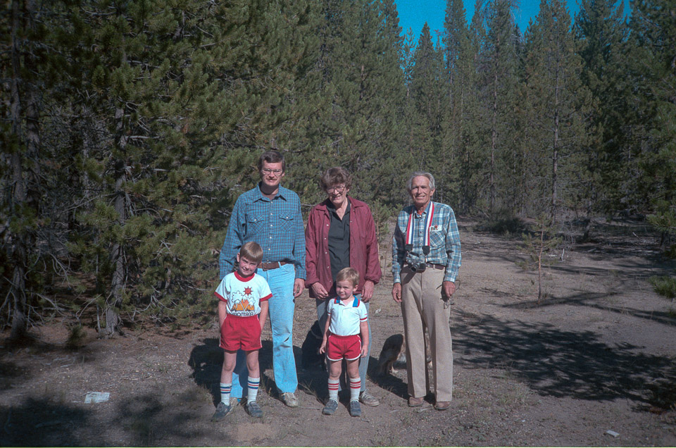 Jeff, Doug, Mom, Brian, and Dad