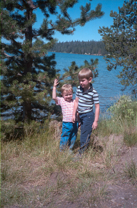 Brian and Jeff at Diamond Lake