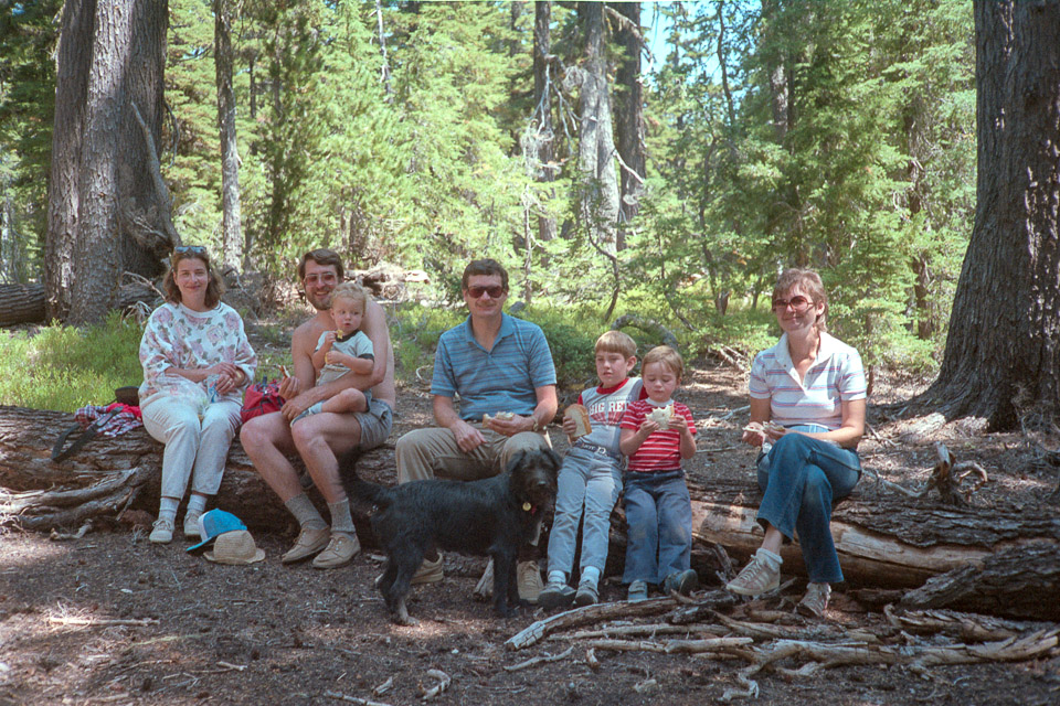 Hike to Cowhorn: Jeannie, Richard, Andrew, Doug, Jeff, Brian, Kathy