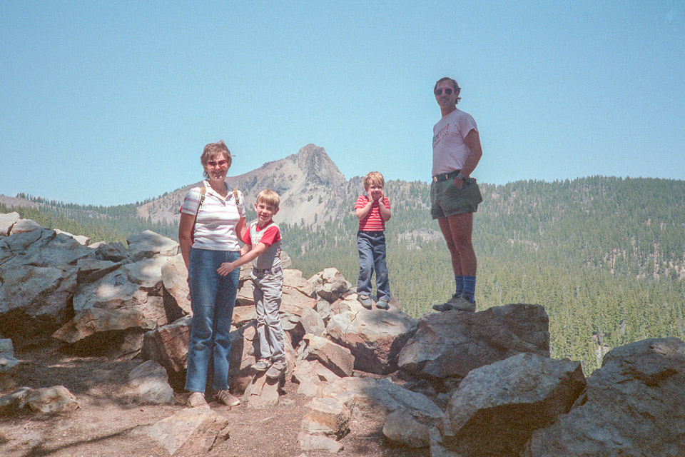 Hike to Cowhorn: Kathy, Jeff, Brian, Bill