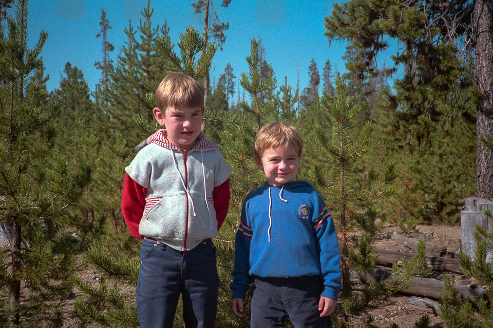 Jeff and Brian at Tree Farm