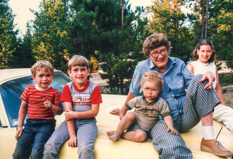 Brian, Jeff, Andrew, Mom, & Jeannie