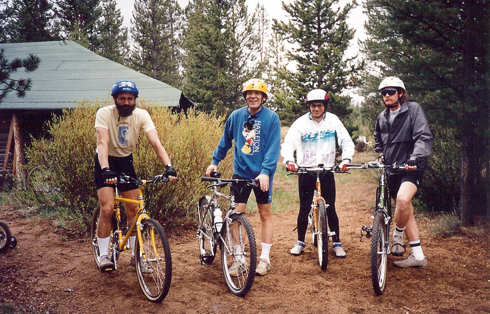 Campouts with friends: Rick, Bob, Jim, Mark - 1988