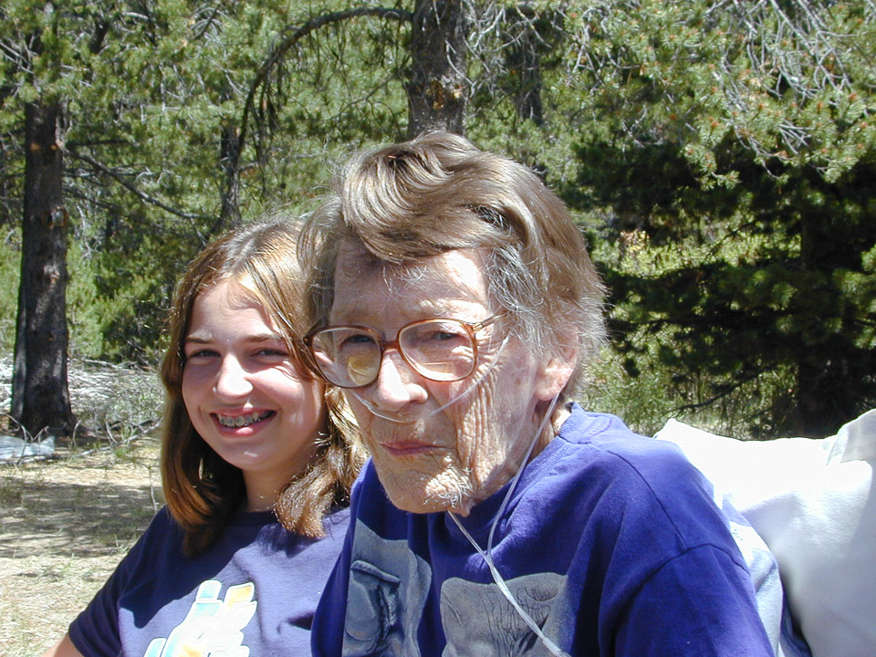 Liz and Grandma Collins