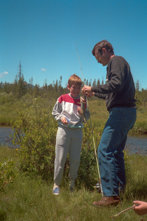 Jeff's first catch?