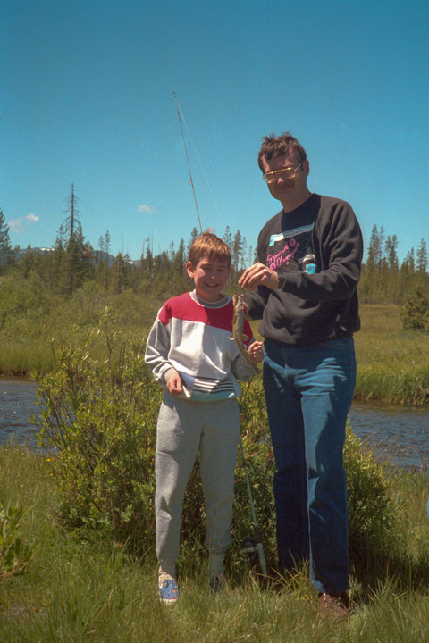 Jeff's first catch?