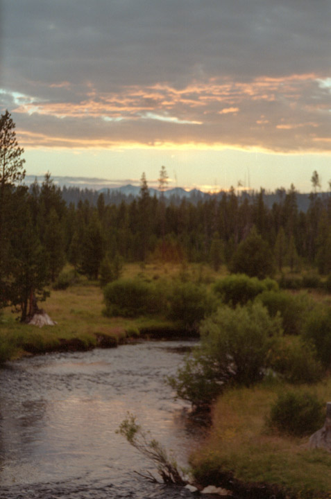 Big Marsh Creek at dusk