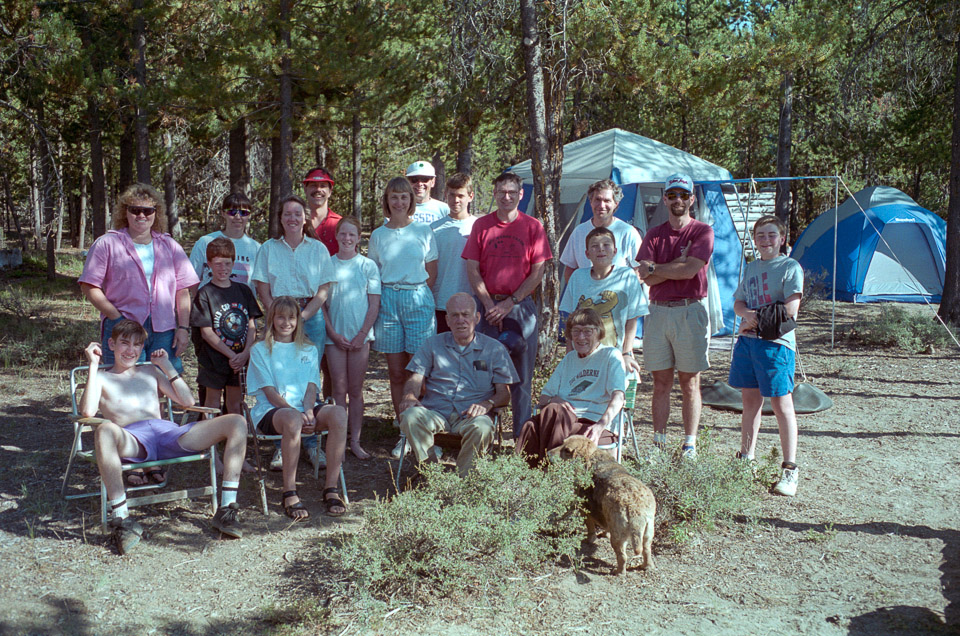 Collinses, Murrays, Millers, and Gleisbergs at the Ranch