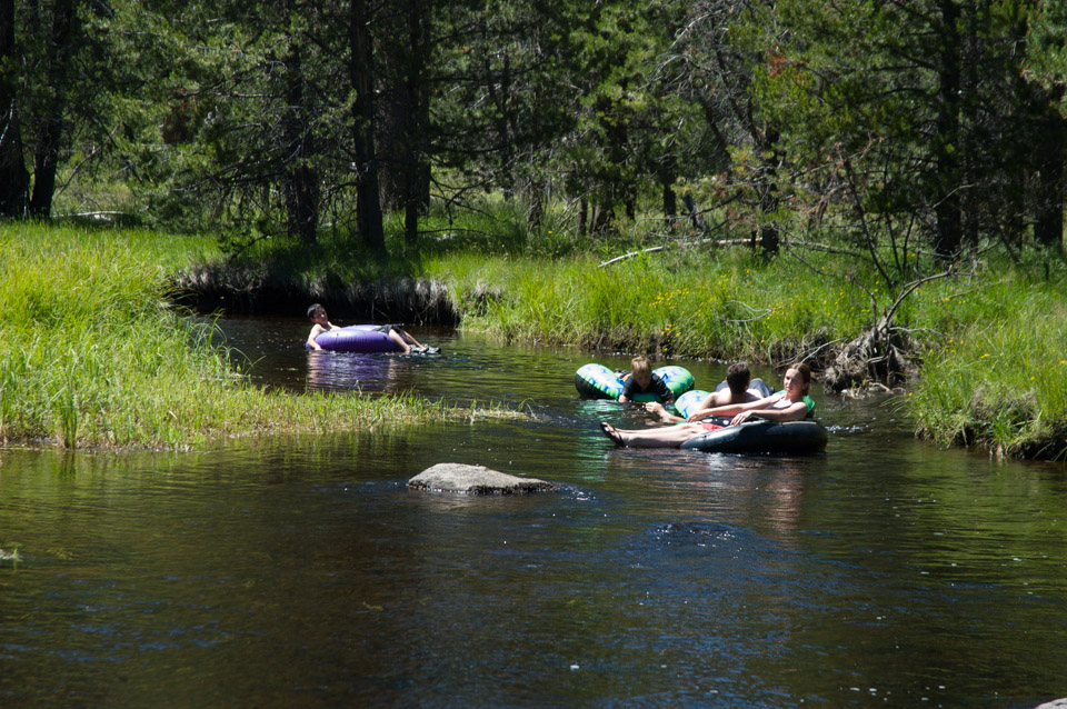 Floating the creek