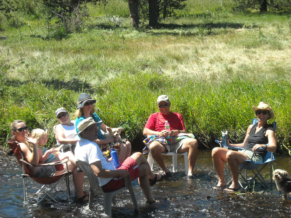 Relaxing in the creek
Photo provided by Jeff Collins