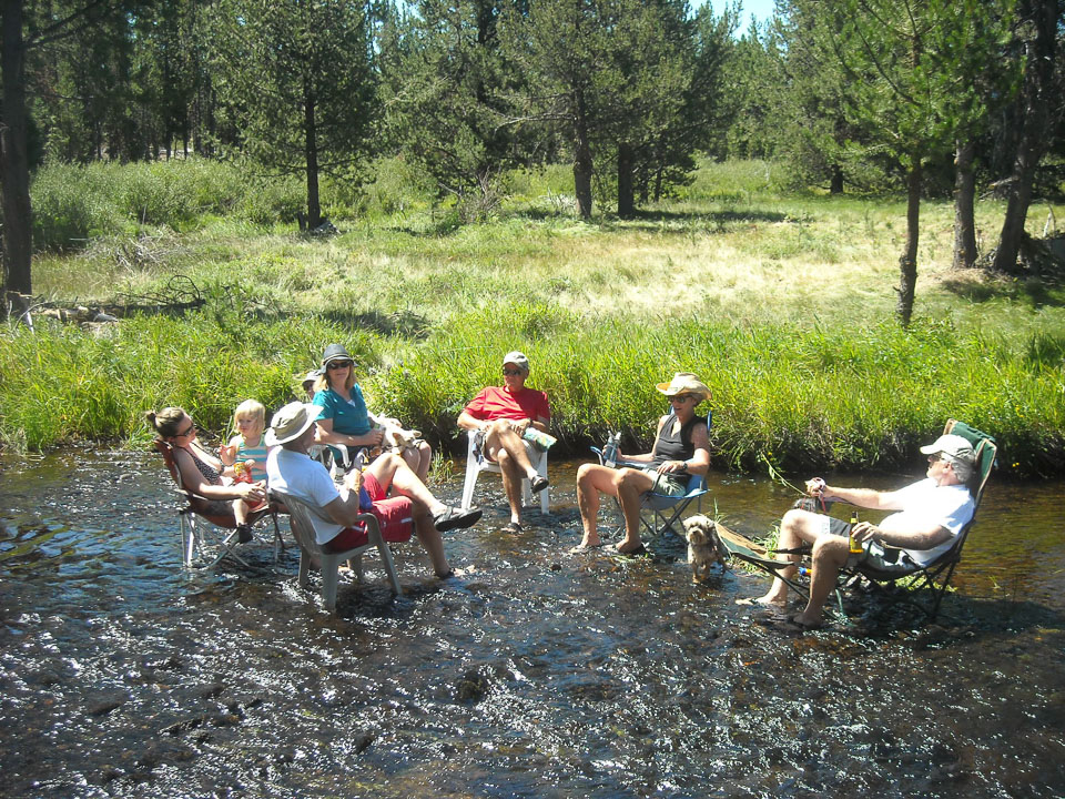 Relaxing in the creek
Photo provided by Jeff Collins