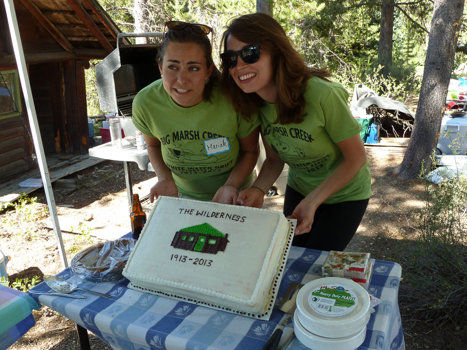 Mariah and Lizzie showing off the Celebration cake.
Photo provided by Lynne Jensen