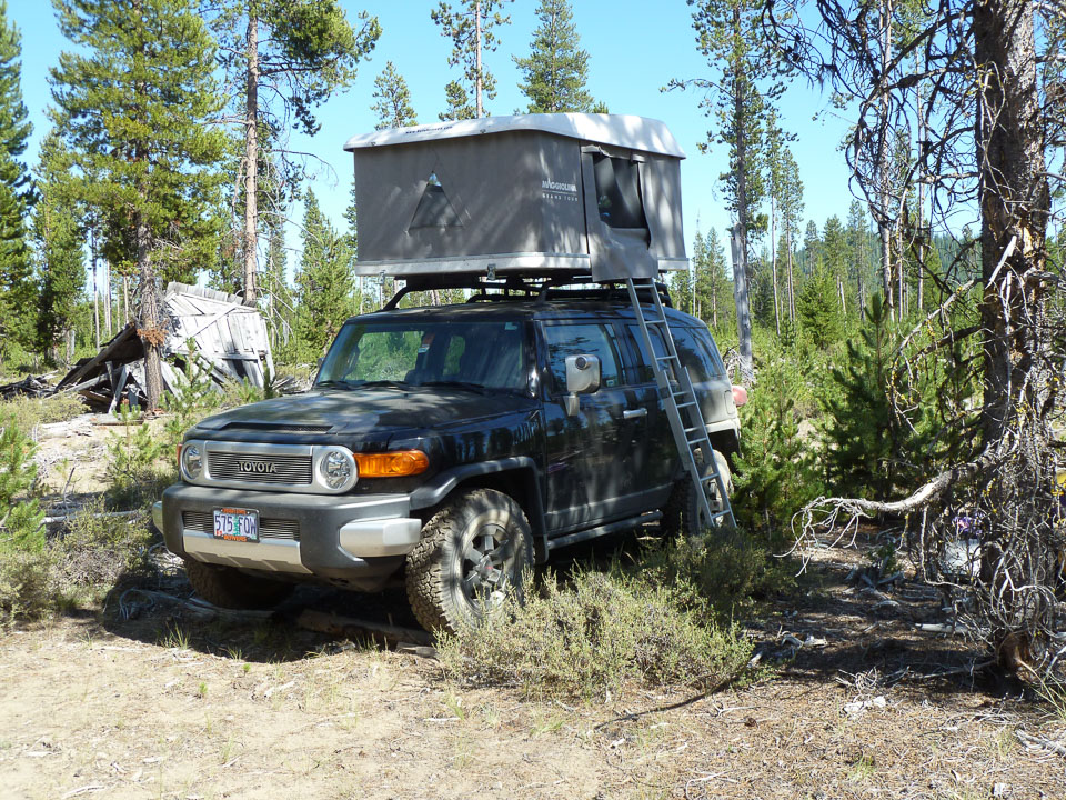 James and Kristina's camper rig.
Photo provided by Lynne Jensen