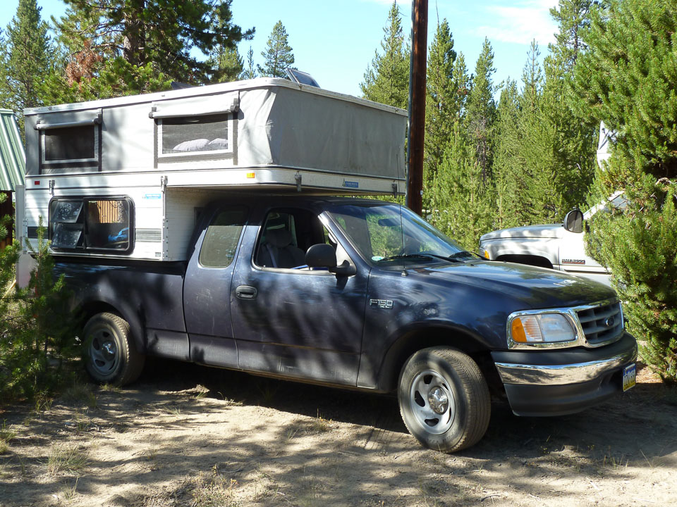 George and Lynne Jensen's camper rig.
Photo provided by Lynne Jensen