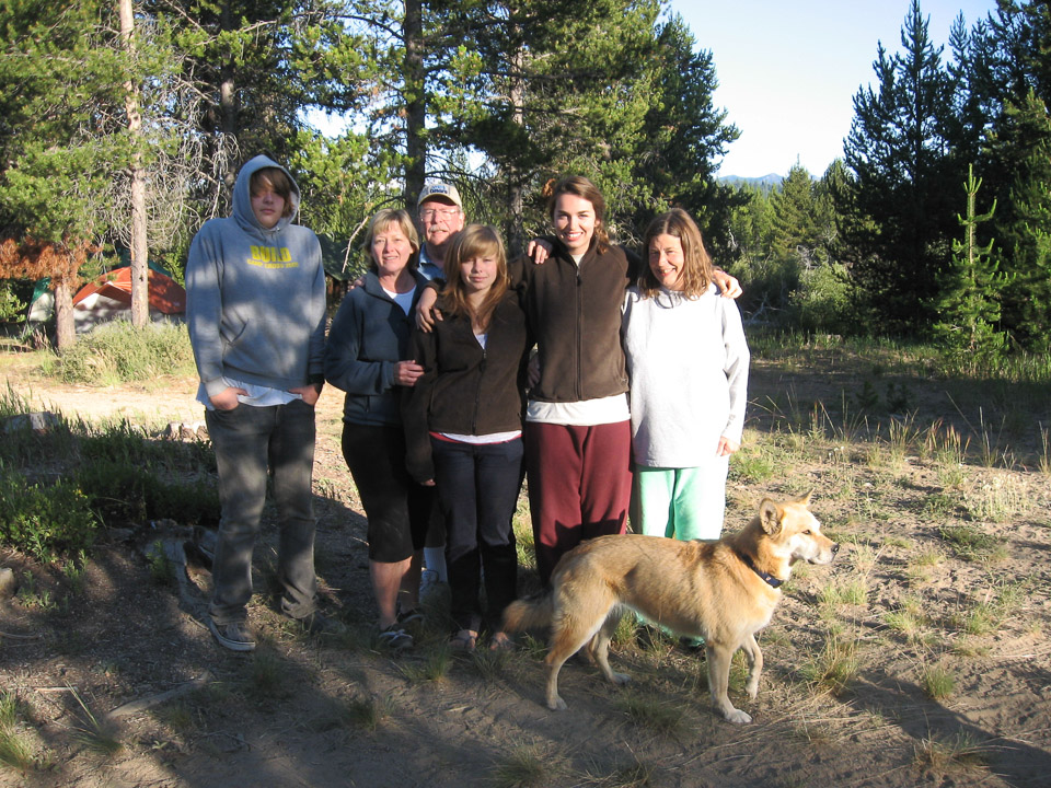 Stephen, Liz, Larry, Trudy, Lizzie, Jeannie & Abbie - 2008